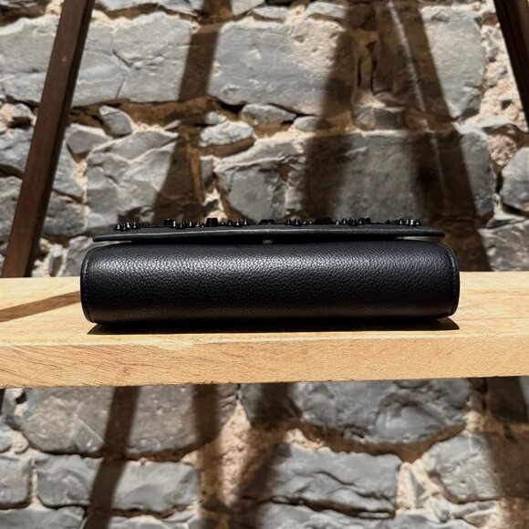 Christian Louboutin Black Leather Embellished Paloma Shoulder Bag - Picture 5 of 16